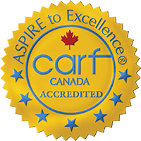 Canadian Shield Health Care Services is accredited by CARF with Aspire to Excellence